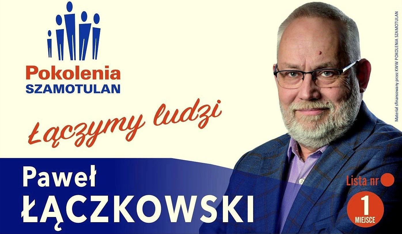 Paweł Łączkowski kandydat do Rady Miasta i Gminy Szamotuły